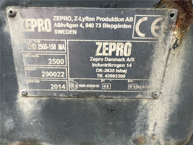 Krone ZZW 18 EL  containerlåse - zepro lift