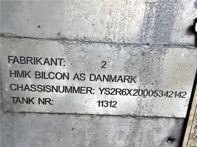 Scania R620 6x2 Topline HMK Bilcon 19.000 L ADR Tank