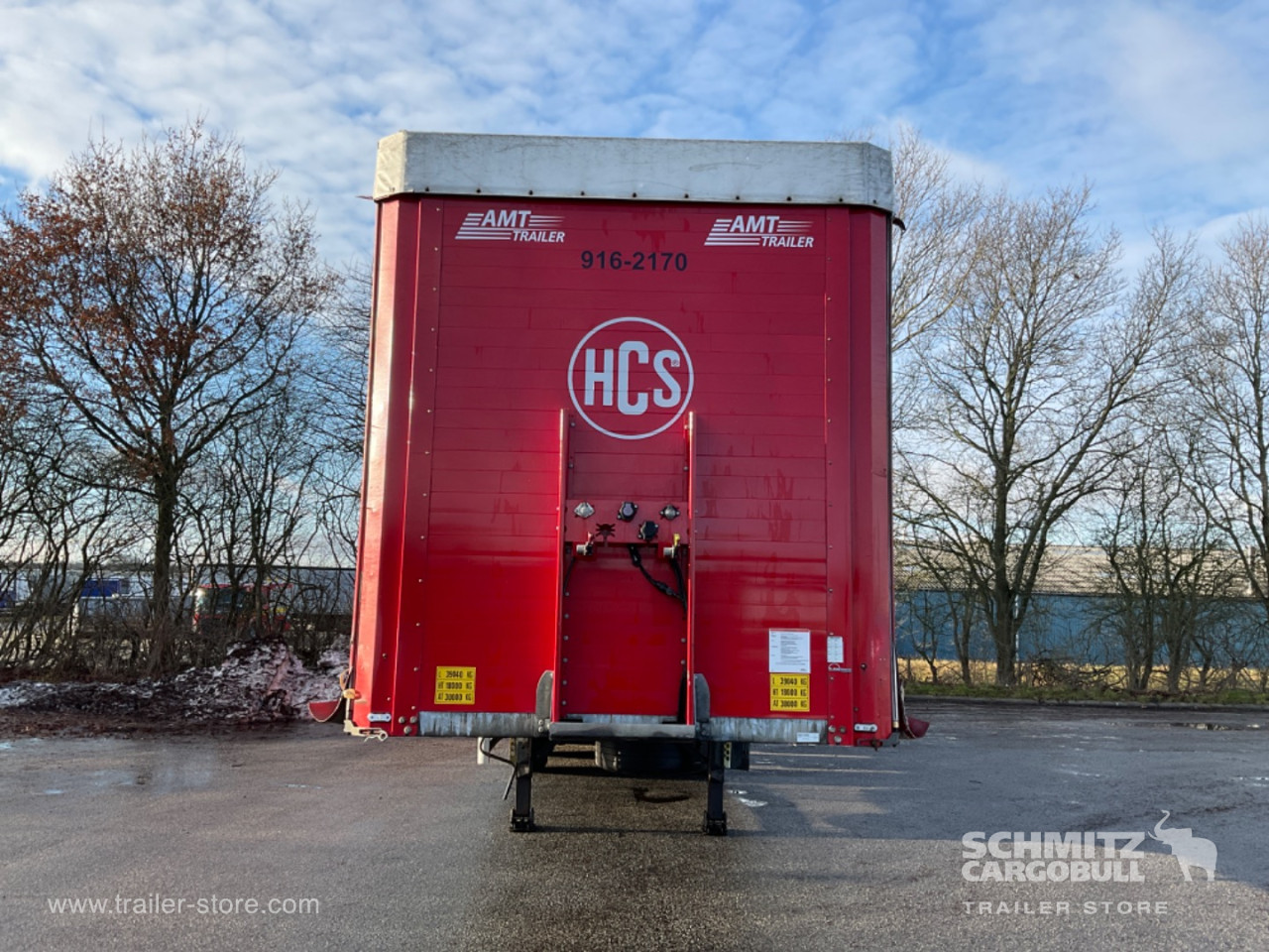 Semi Curtainsider Standard Holder til gaffeltruck