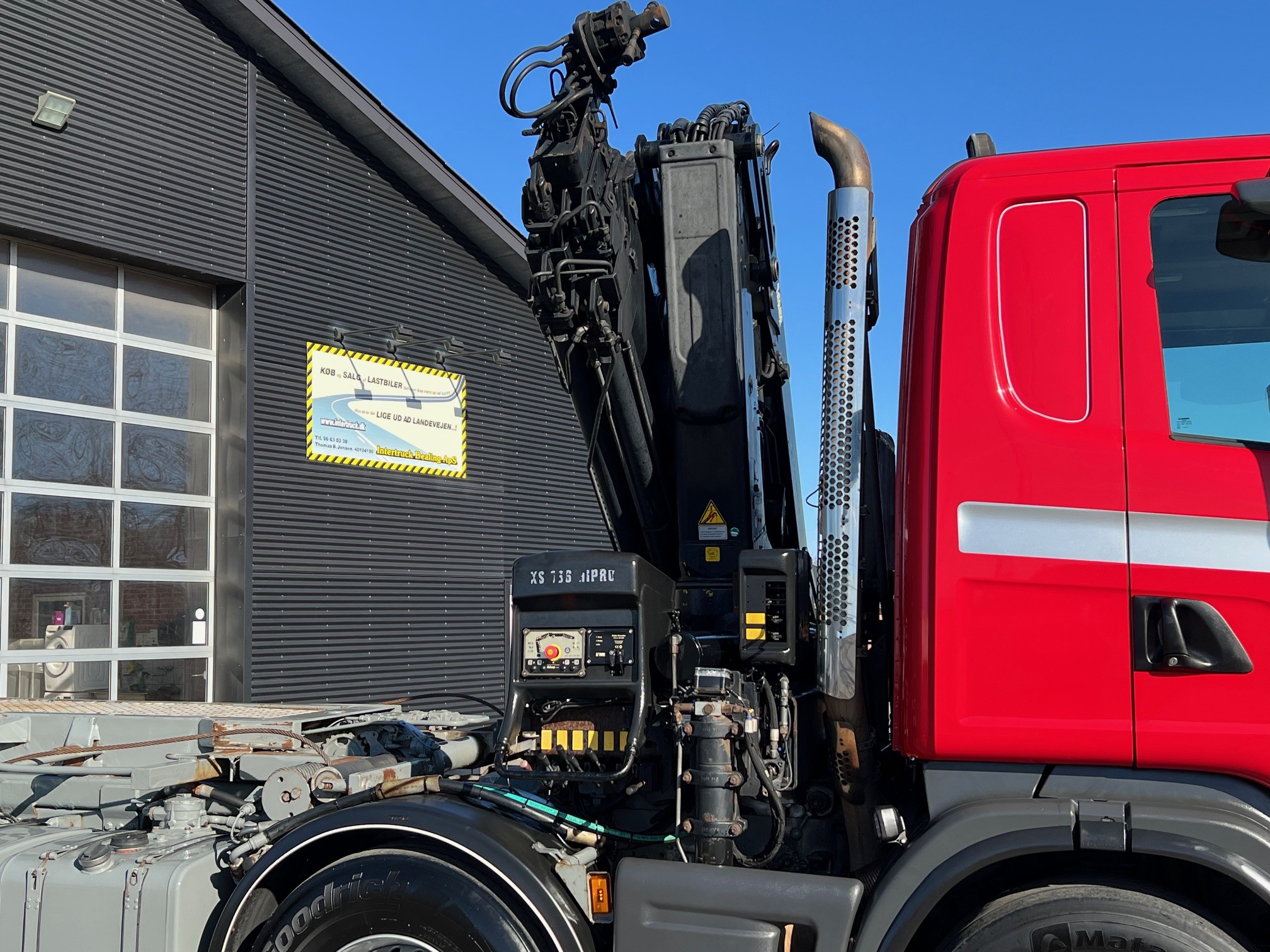 Scania G480 Hiab XS 166-4 + Sawo hejs