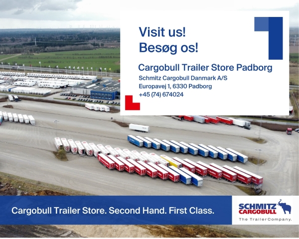 Semi Curtainsider Standard Holder til gaffeltruck