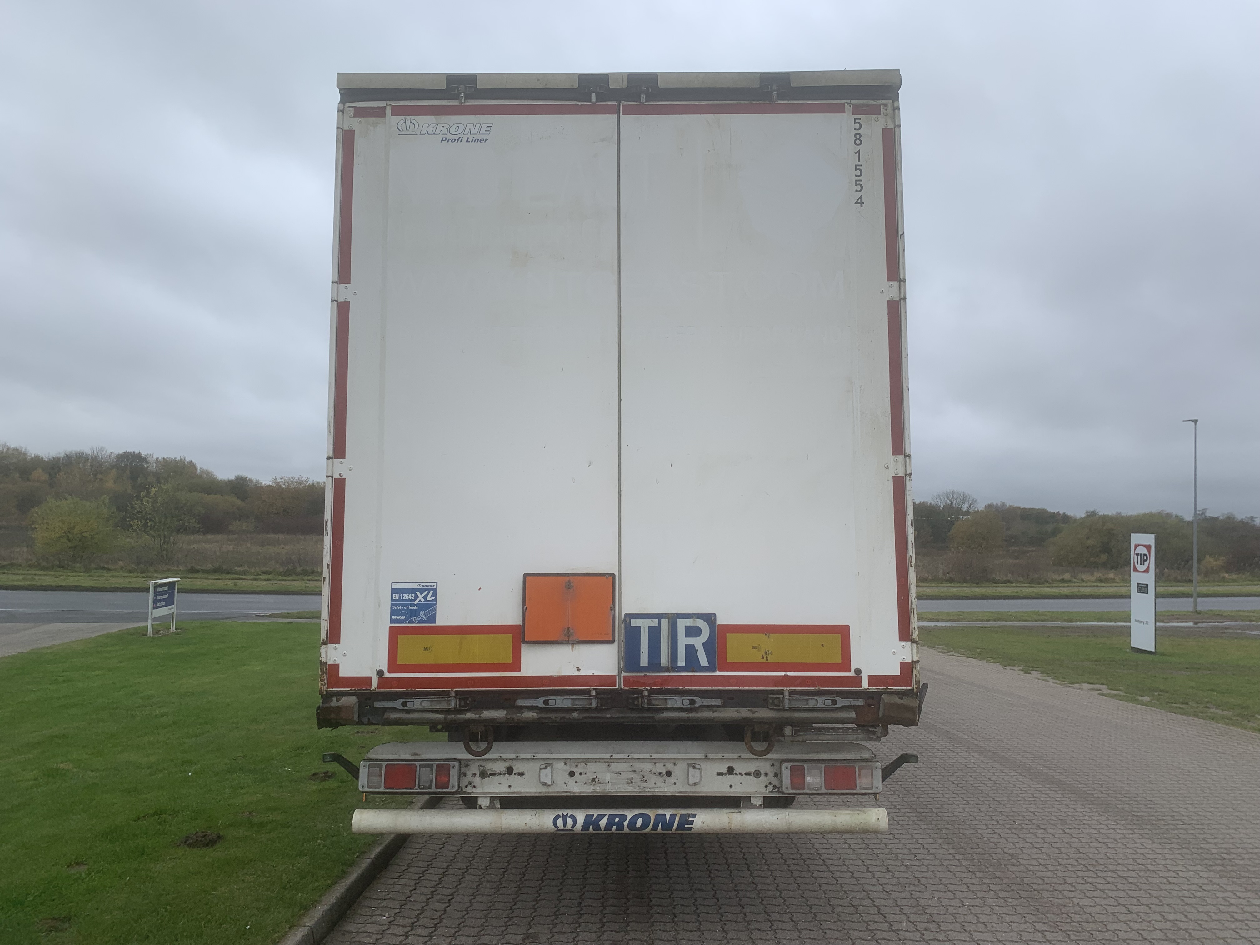 Krone Gardin trailer m. hævetag