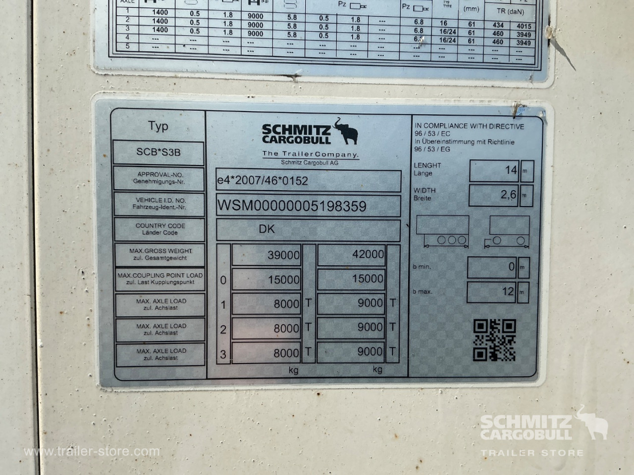 Schmitz Semi Reefer Standard Dobbeltdækk