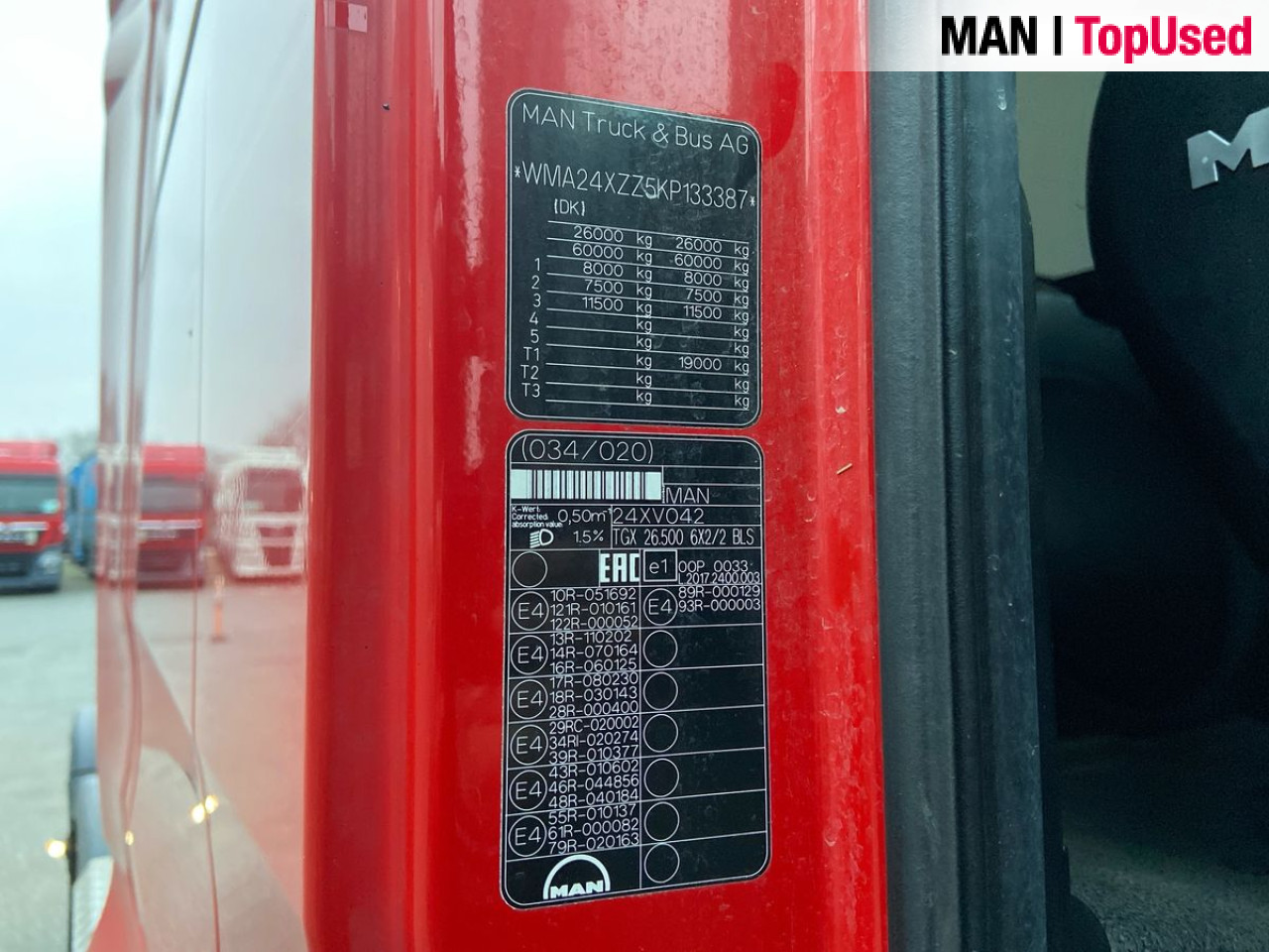 MAN TGX 26.500 6X2/2 BLS