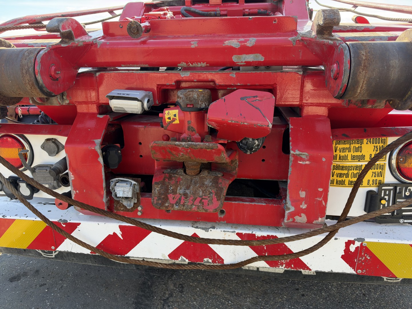 Scania R450 NGS 8x2*6 Fassi F245A 5 udskud wirehejs