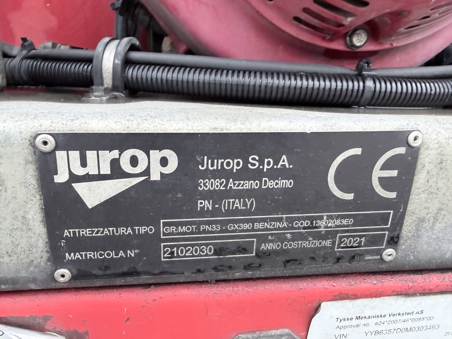 Diverse Tysse Nomek Minislamsuger / 1500 L Rustfri tank Trailer