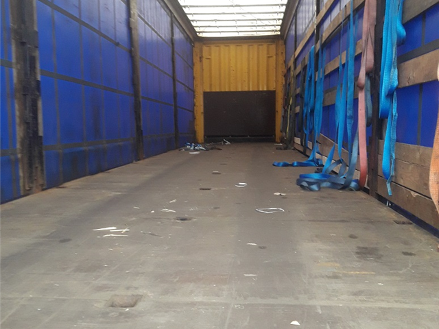 Krone Mega gardintrailer