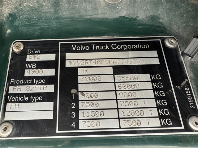 Volvo FH500 8x2*6 Hejs Euro 6