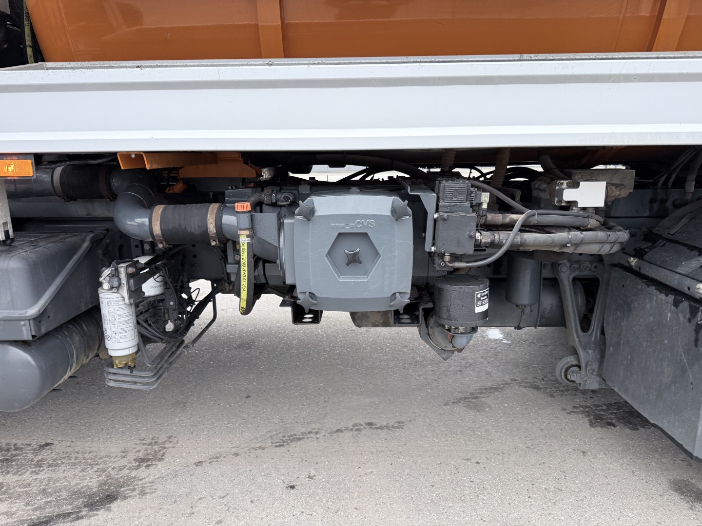 Mercedes Actros 1833 4x2 Bucher FlexLine C60 Slamsuger