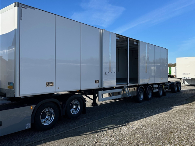 Piako - EMS1/EMS2 - Bokstrailer med Fuld Sideåbning - VBG træk og Dolly Sælges.
