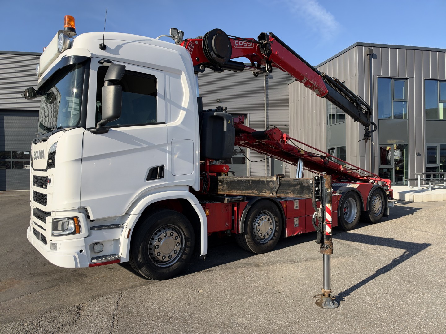 Scania R450 NGS 8x2*6 Fassi F245A 5 udskud wirehejs