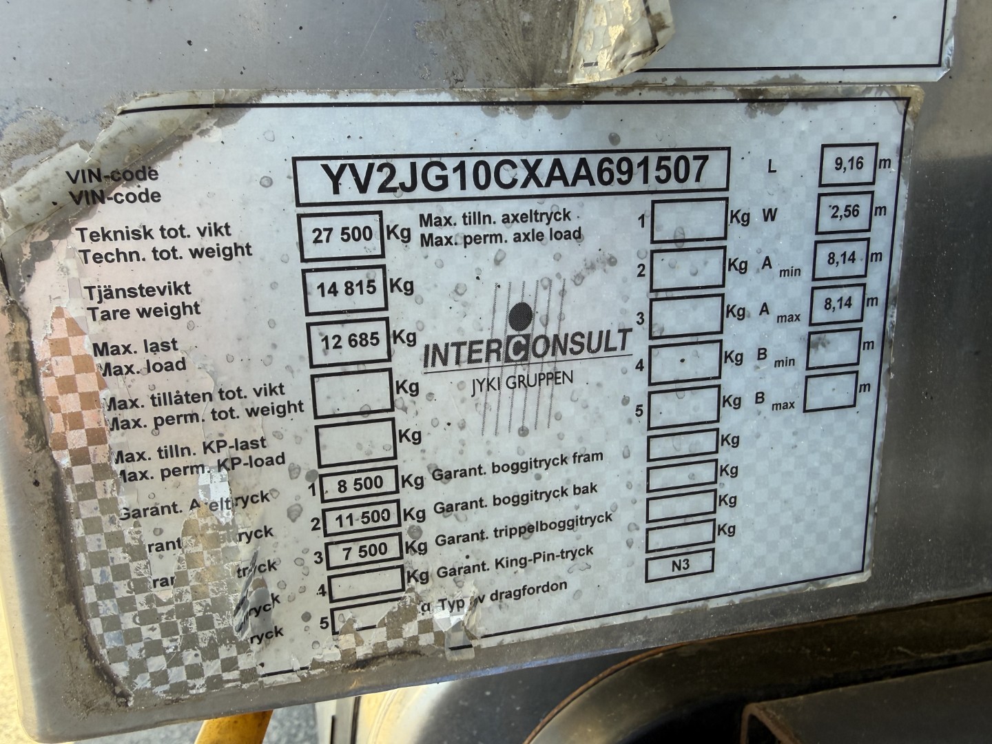 Volvo Volvo FM420 EEV 6x2*4 Interconsult 12.700 l. Rustfri