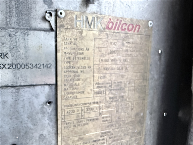 Scania R620 6x2 Topline HMK Bilcon 19.000 L ADR Tank