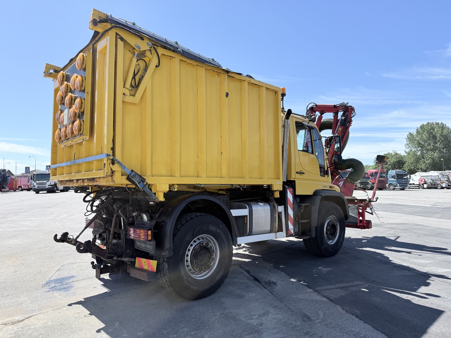 Unimog U500 4x4 / Dücker Tip / Sug / Slagleklipper