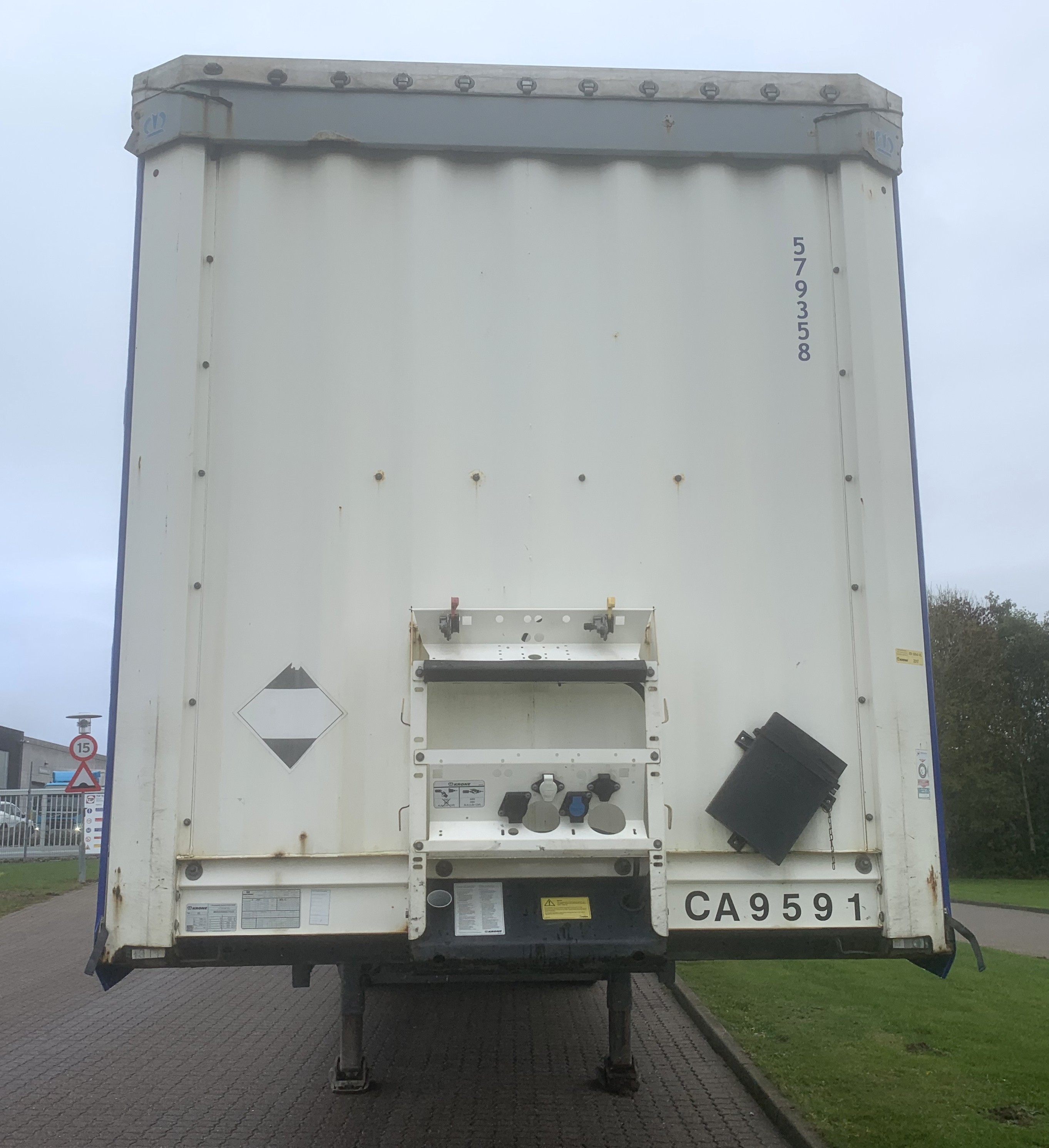 Krone Gardin trailer forberedt for dobbeltdæk