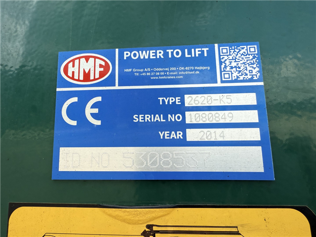 Volvo FM500 8x4*4 Hejs / Kran HMF 2620 K-5