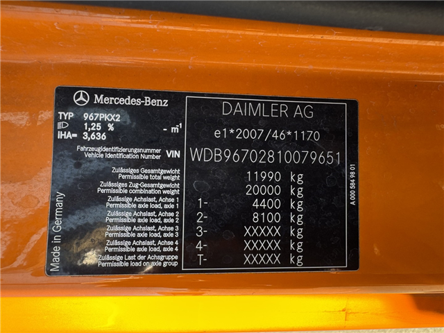 Mercedes Atego 1223 4x2 Euro 6 Cityflex 204