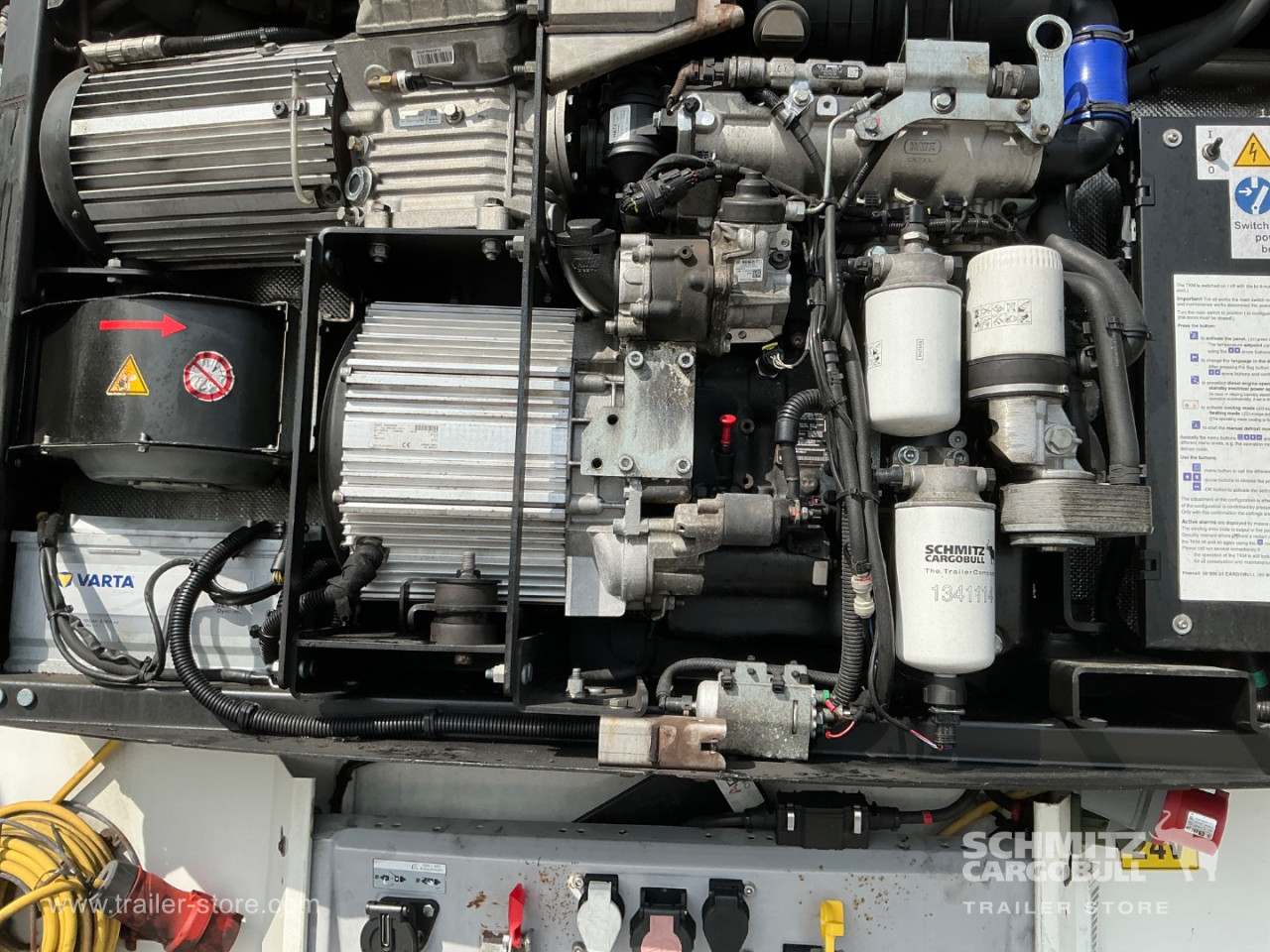 Schmitz Auflieger Tiefkühlkoffer Multitemp Dobbeltdækk Lift