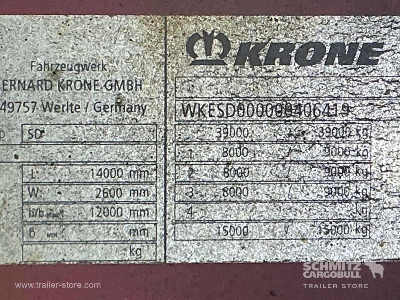 Krone Semi Dryfreight Standard