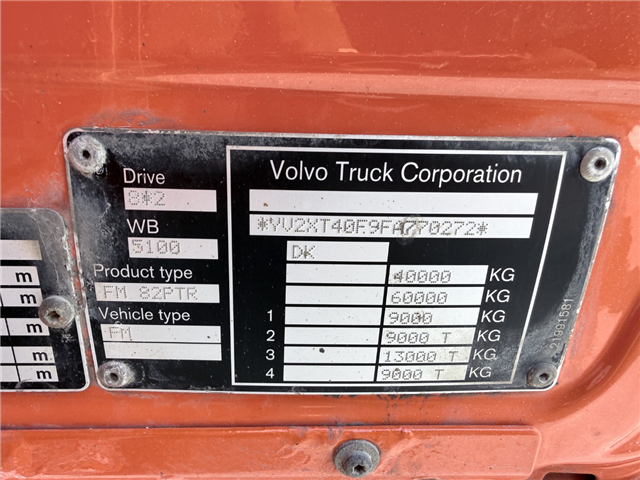 Volvo FM500 8x2*6 HMF 2620 K5 Pendel Tip