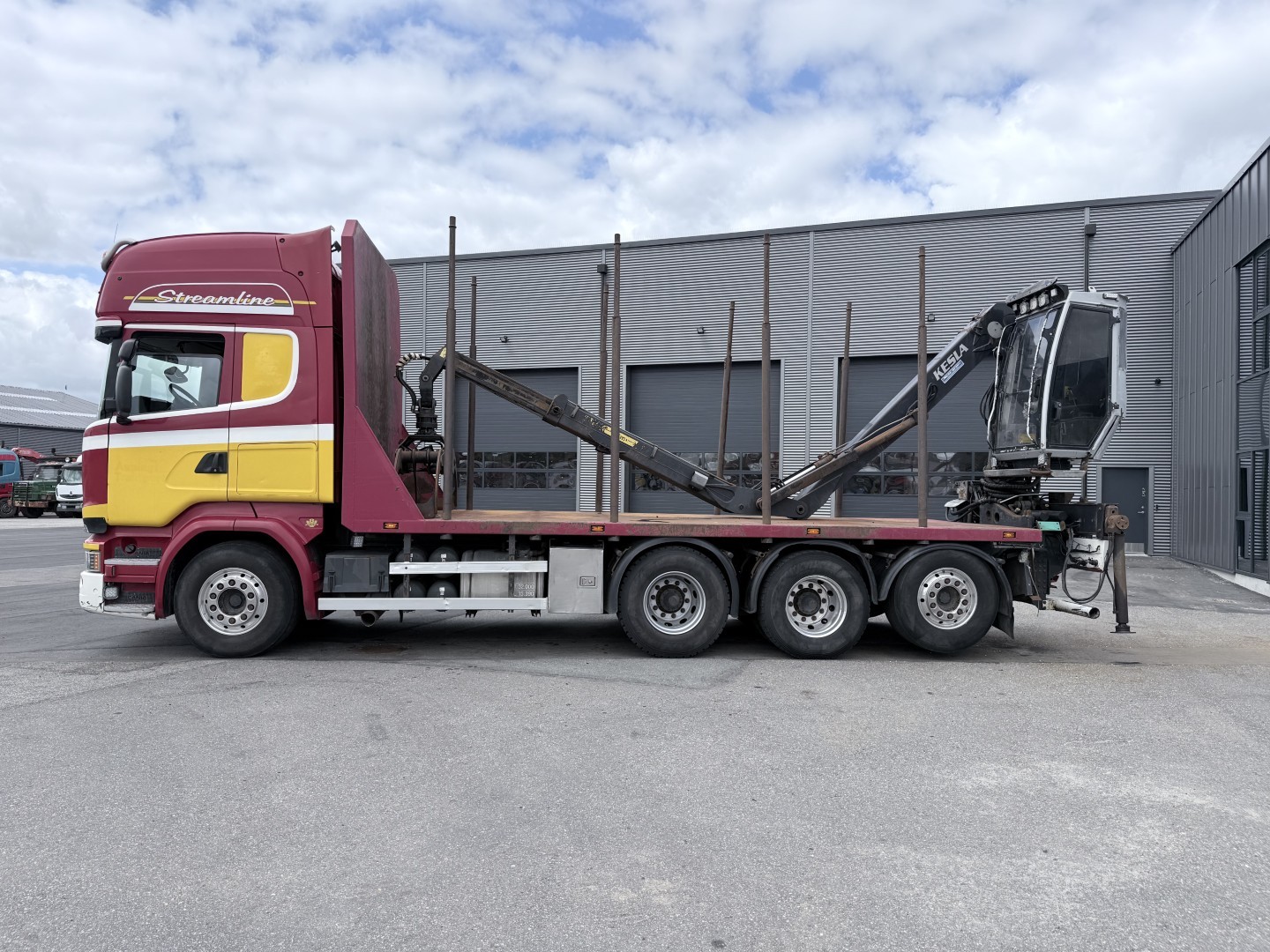 Scania R580 8x4*4 Kesla 21127 Skovbil