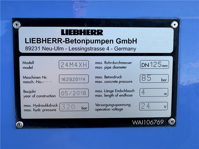 Scania P410 6x4 Liebherr THP 140 H 24 M4 XH Betonpumpe