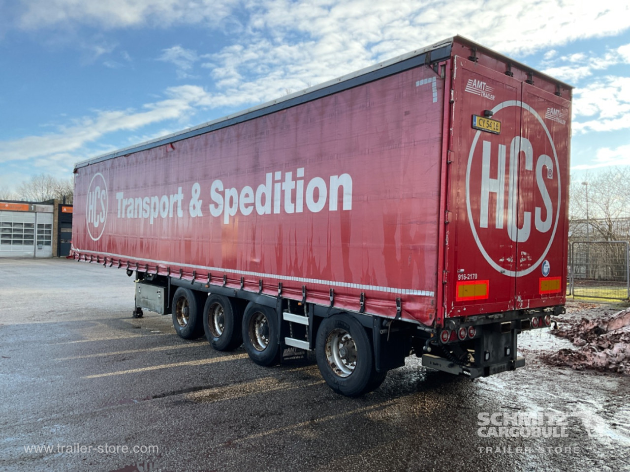 Semi Curtainsider Standard Holder til gaffeltruck