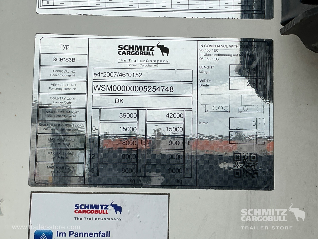 Schmitz Semi Reefer Meat hanging system