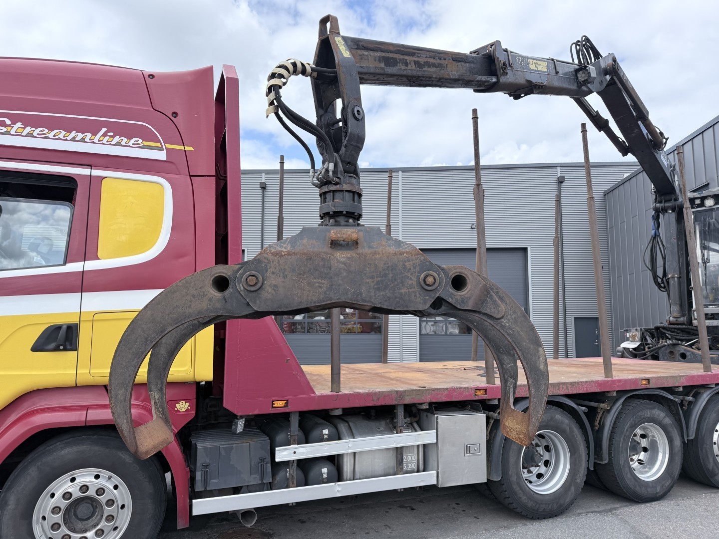 Scania R580 8x4*4 Kesla 21127 Skovbil