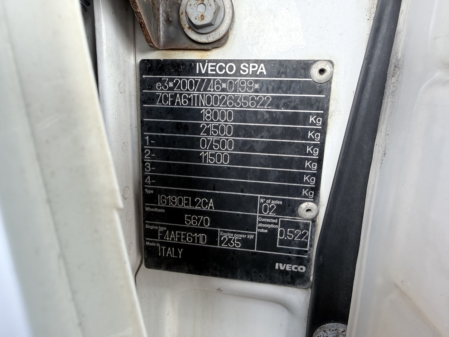 Iveco EuroCargo 180E32 4x2 Schmitz / Thermo King T-1200R Spectrum