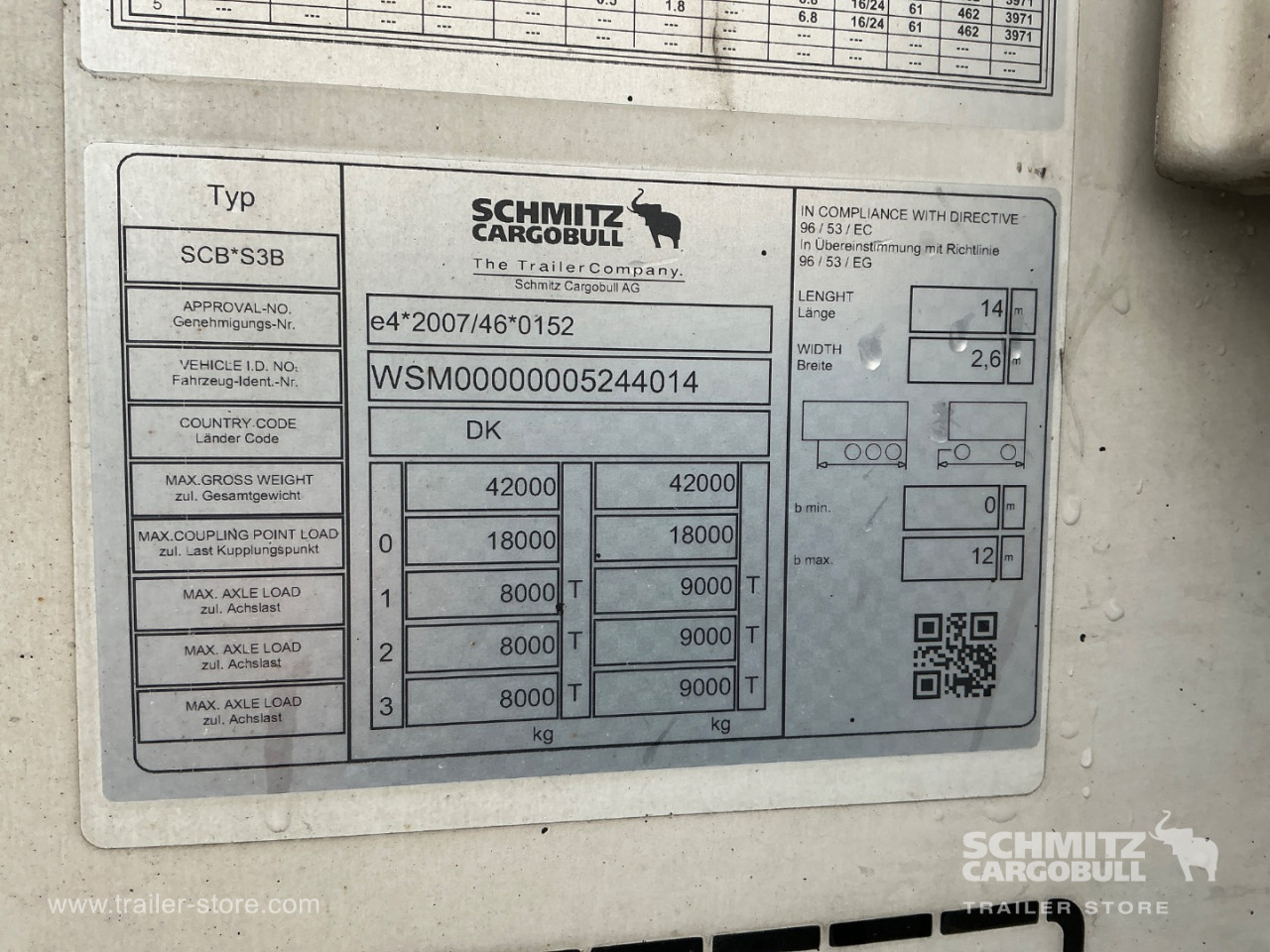 Schmitz Semi Reefer Standard Dobbeltdækk