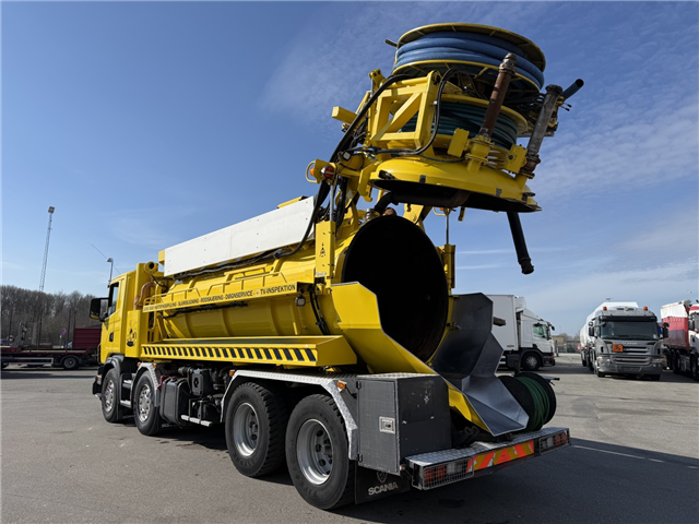 Scania G480 8x4 Hvidtved Larsen Flexline 413 Euro 5