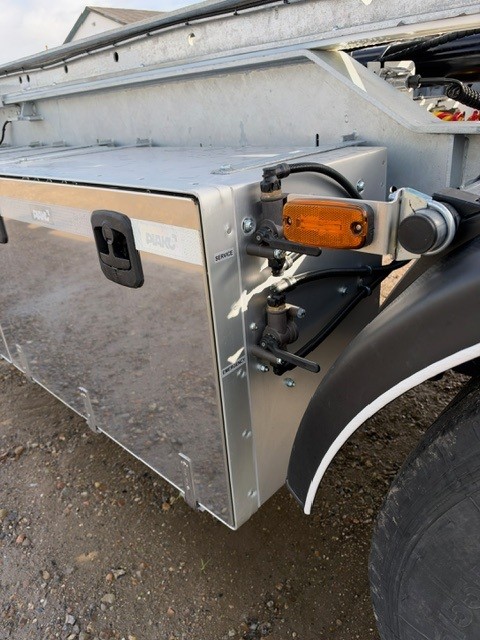 KROG 2 - akslet Container Link med hydraulisk udtræk.