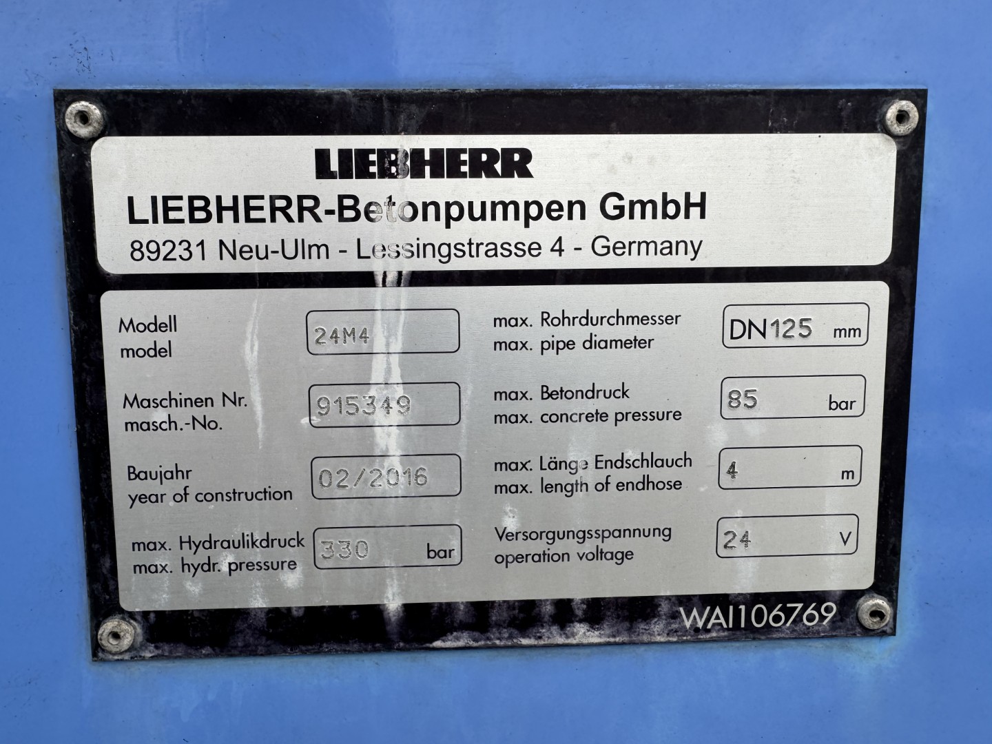 Scania P370 6x4 Liebherr THP140H 24 M4 XH