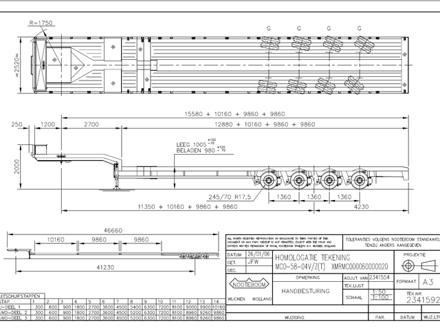 Diverse Noteboom Maskintrailer