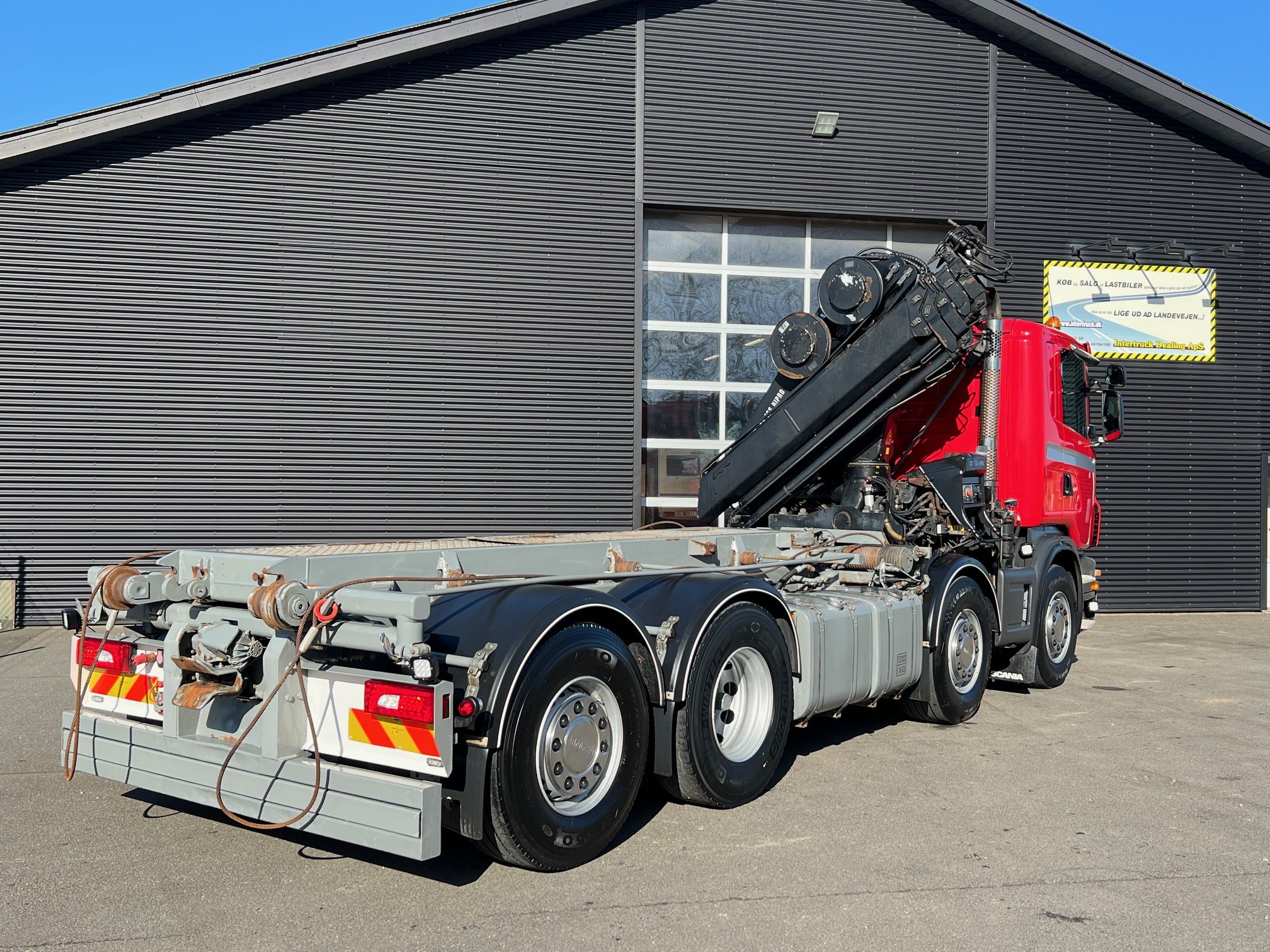 Scania G480 Hiab XS 166-4 + Sawo hejs