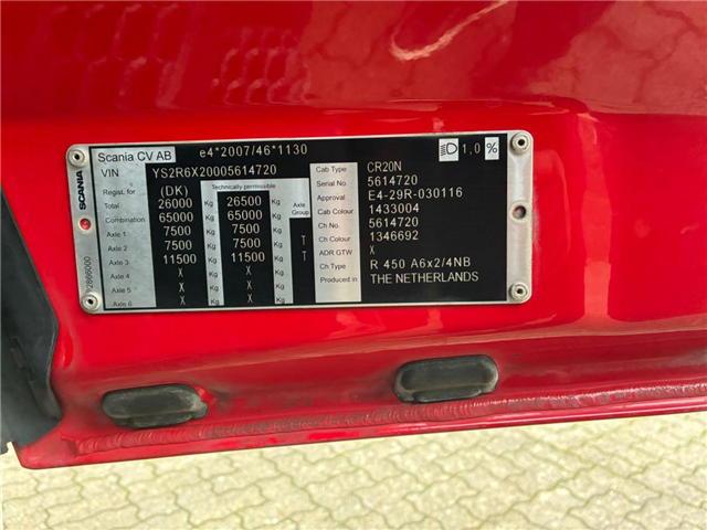 Scania R 450 A6x2/4NB